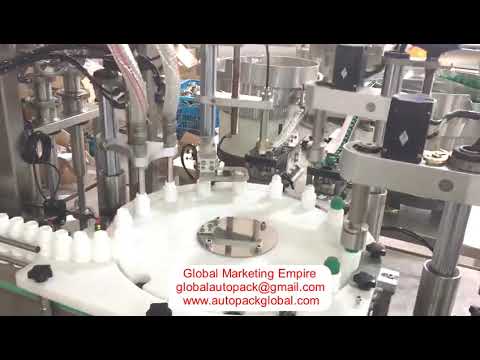 Fully Automatic Filling And Capping Machine For Small Bottles - YouTube