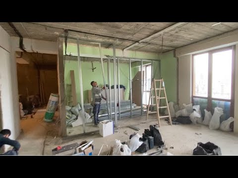 Gypsumboard Partition with Sound Insulation