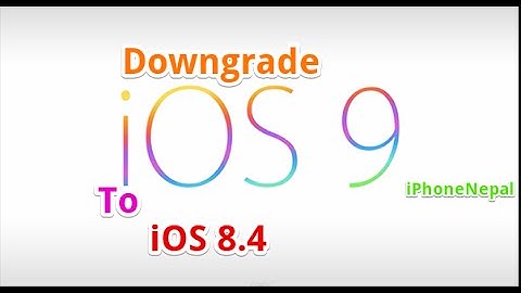 How To Downgrade From iOS 9 beta 5 To iOS 8.4 On iPhone, iPod & iPad Mini