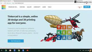 Signing into TinkerCAD with Google