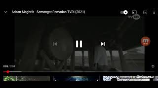 Adzan Maghrib Semangat Ramdhan TVRI 2021