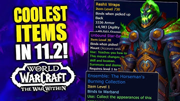 Most Exciting Rewards In Patch 11.2 & How To Get Them! Mounts, Gear, Tmogs, Toys | WoW TWW 11.2