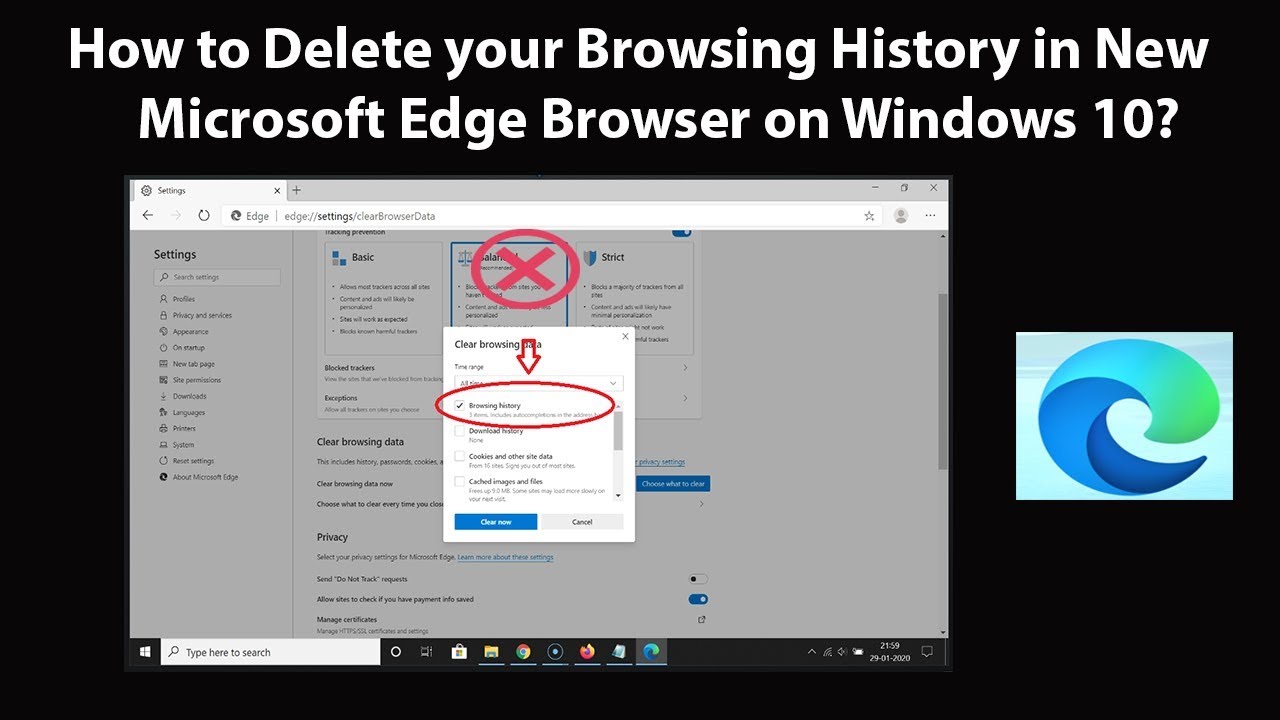 How To Delete History In Microsoft Edge