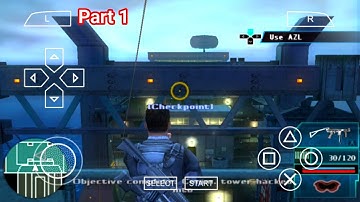Syphon Filter Logans Shadow PSP Gameplay part 1 PPSSPP Emulator #SyphonFilterLogansShadow