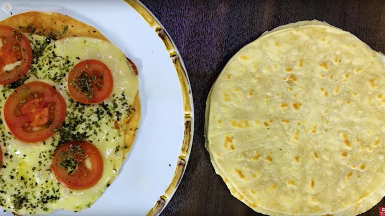 🔥PIZZA DE FRIGIDEIRA COM MASSA CASEIRA DELICIOSA! | MANUAL DA COZINHA #564