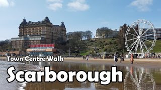 Scarborough, North Yorkshire【4K】| Town Centre Walk 2021