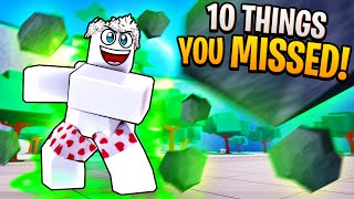 Top 10 Things You MISSED in The Strongest Battlegrounds Roblox (New Update)