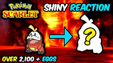 Shiny Fuecoco LIVE Reaction (2,100+ Eggs) Pokemon Scarlet