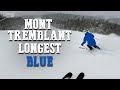 Mont tremblant top to bottom on longest blue run