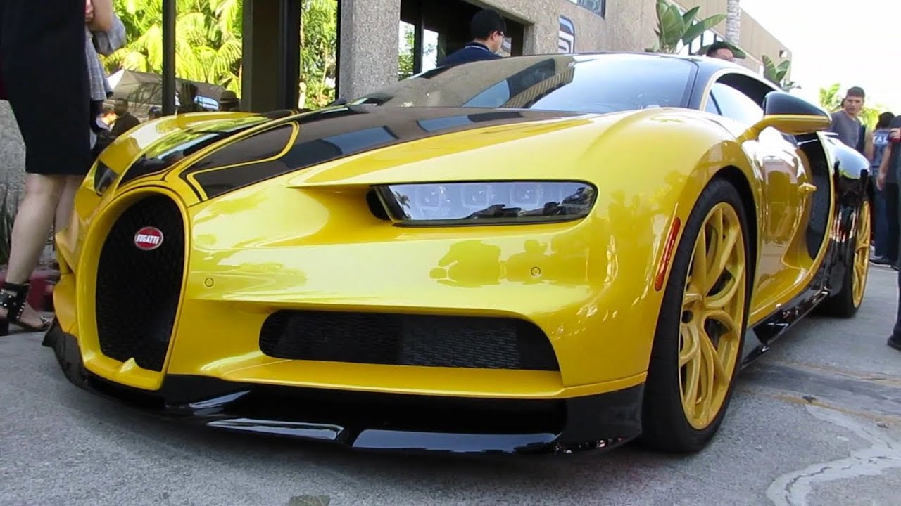 Black and Yellow Bugatti Chiron "Hellbee" - YouTube