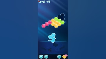 BLOCK! Hexa Puzzle! Beginner Level 65 (Rotate) - Lösung Solution Walkthrough