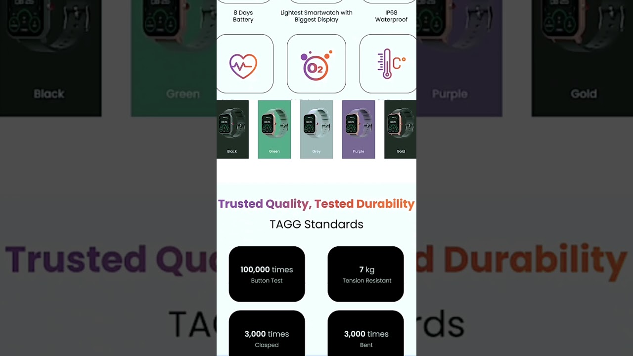 TAGG VERVE ACTIVE SMARTWATCH | 