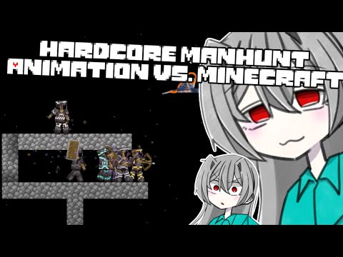 Hardcore Manhunt Animation vs. Minecraft Shorts Ep 37 Reaction CORRUPTED MINECRAFT? (By Alan Becker)