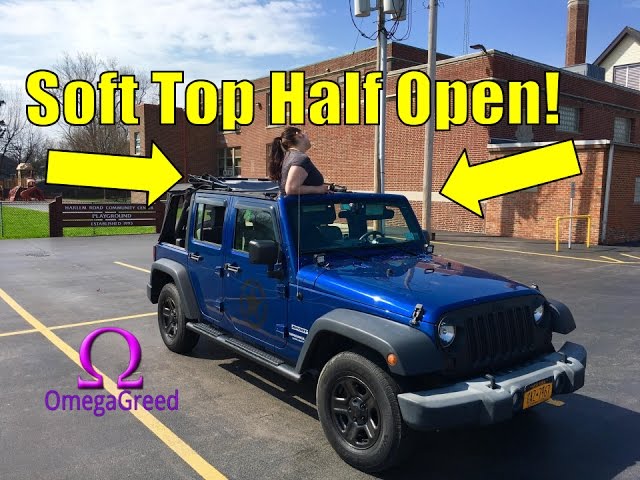  ¿Conducir con el Jeep Wrangler Unlimited SoftTop medio abierto?