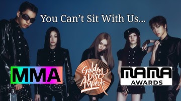 How K-POP AWARD SHOWS Erased Smaller Groups. (video essay)