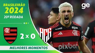 Thumbnail for FLAMENGO 2 X 0 ATLÉTICO-GO | MELHORES MOMENTOS | 20ª RODADA BRASILEIRÃO 2024 | ge.globo