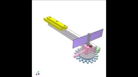 Linear Reciprocation With One Way Interrupted 180 Deg  Rotation 3
