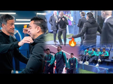 Barca🔥, Xavi clashes with Enrique 🔥Barcelona vs PSG lineup confirmed live as players ARRIVE