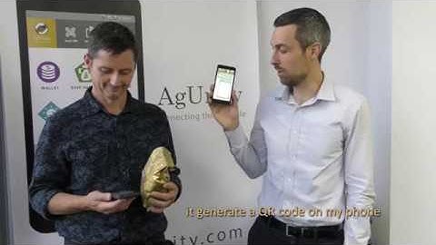 David and Angus showing how AgUnity transaction works