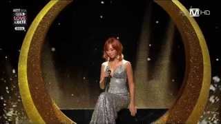 [131128 Live Cover Perf.] HYORIN - HALO @Mnet HYOLYN'S Love & Hate