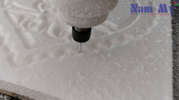 Máy khắc cắt CNC _ Tạo hình xốp trang trí. Hotline: 0938  902 440