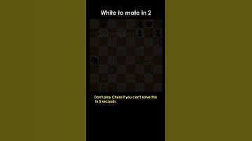 Solve this in 5 seconds | Chess tactics