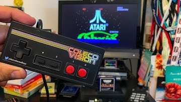 Playing CollectorVision Phoenix with ColecoVision Modded NES Control Pad!