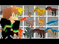 NOVOS DINOSSAUROS ADICIONADOS no MINECRAFT !! - Jurassic World Saga Addon