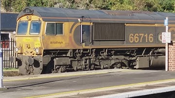 *RHTT* GBRf 66724/66716 depart Dover Priory Sidings (02/10/2018)