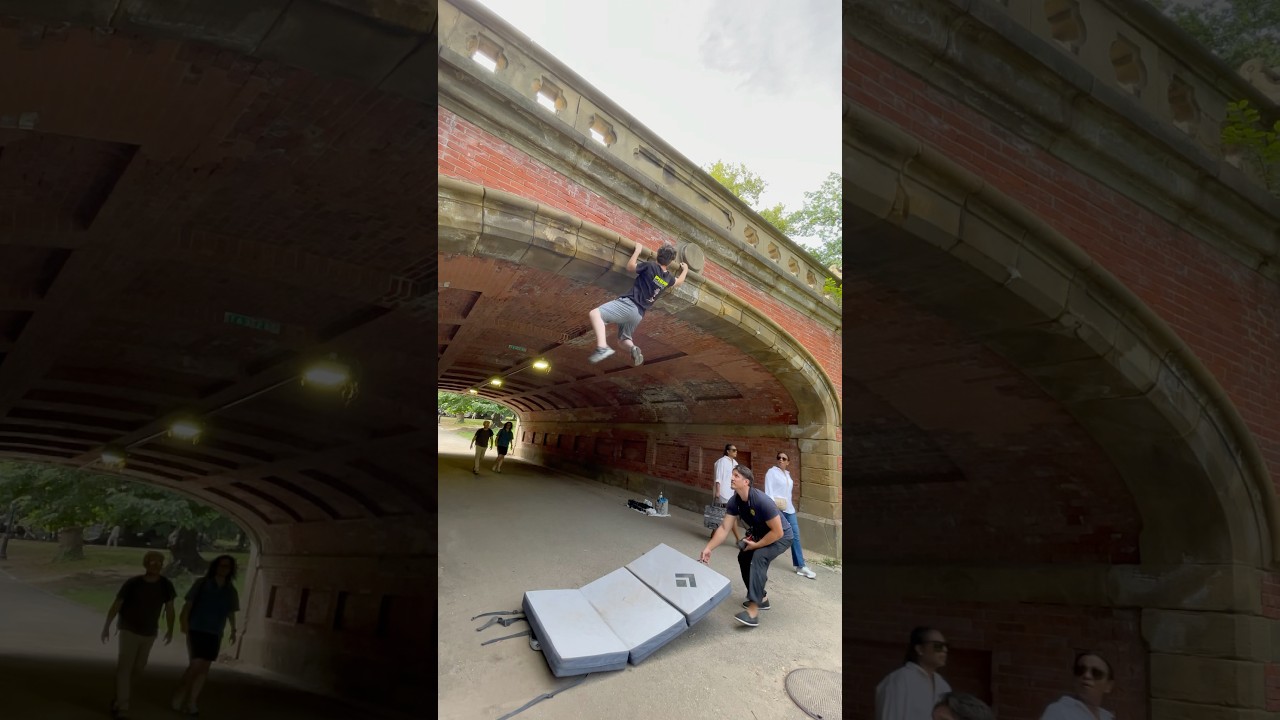 V5 traverse in Central Park NYC 