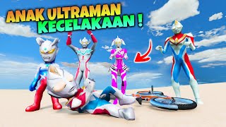 ANAK ULTRAMAN DYNA KECELAKAAN, ULTRAWOMEN CANTIK MENYELAMATKAN - GTA 5 ULTRAMAN