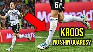 TONI KROOS DOES NOT WEAR SHIN GUARDS?