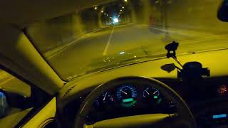 Jaguar XJ8 (X308) 3.2 (241hp) | V8 engine | Sound during Acceleration in tunnel | POV drive 