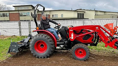 Garden Prep Made Easy | TYM 3515h Tractor With Braber Tiller
