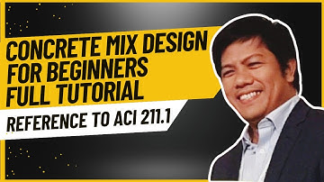 ACI 211.1 (1991) Concrete Mix Design Full Tutorial #concrete #cement #construction#concretedesign