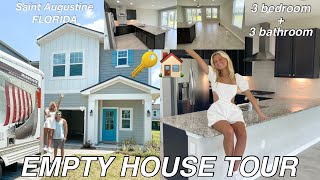 EMPTY HOUSE TOUR! *my first house with my husband* moving vlog! by Maddie Burch 7,430 views 1 year ago 8 minutes, 51 seconds