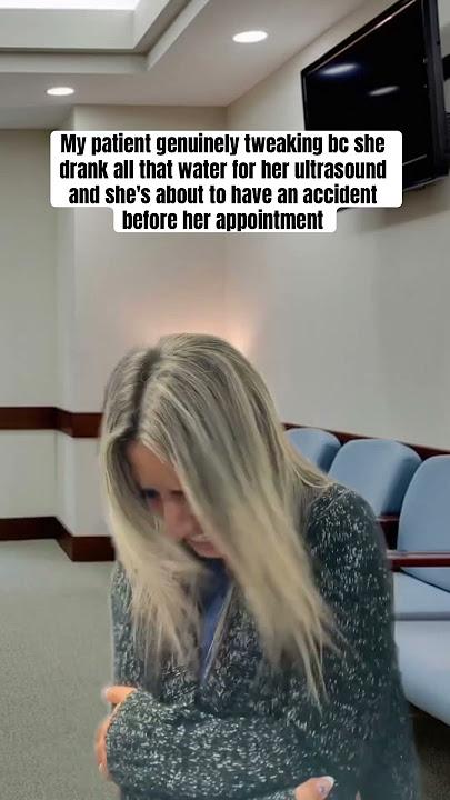 Holding your bladder for an ultrasound is HARD! #ultrasound