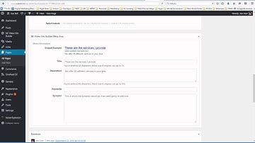 (Sep 22, 2016) Part 8 - Wordpress Video Silo Builder Plugin