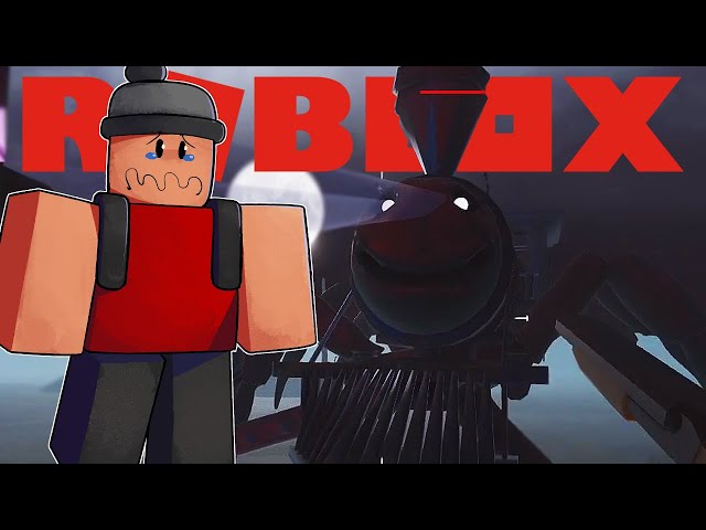 FUI ENGOLIDO PELO TREM ASSUSTADOR QUE COME JOGADORES NO ROBLOX!! (Edward  the Man-Eating Train) 