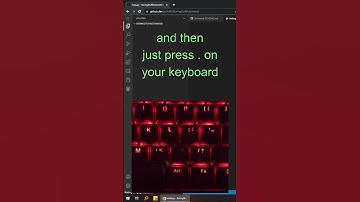 Github repo using vs code in browser 🔥