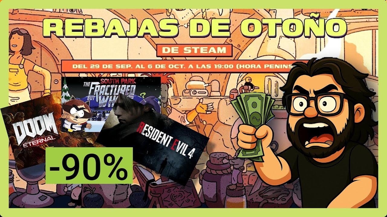¡OFERTAS LOCAS en Steam 🍂🔥! Rebajas de Otoño 2025 + Mis Recomendaciones 🤑🎮