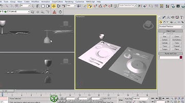 3D Studio Max - Tutorial - How to use the mirror tool | Make an invert copy of an object