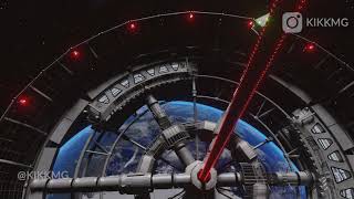 sci-fi Space elevator / Space lift | Blender 2.90 | eevee