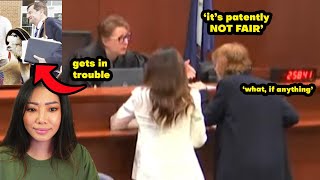 Elaine Complains "not fair" to Judge Penny. Ben Chew Alpaca drama. Depp v Heard sidebars