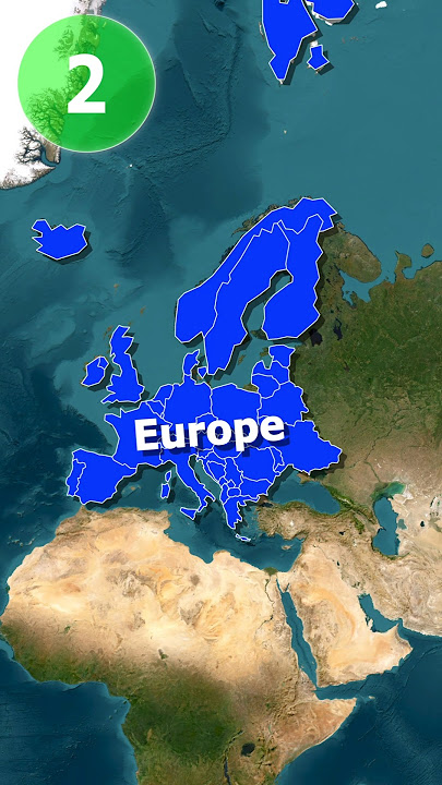 Which Continent Has The Most Countries? #europe #continents #shorts #maps #facts #geography