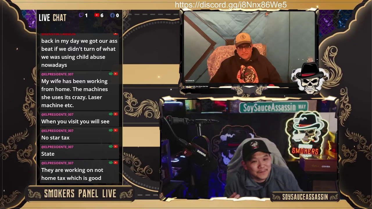 691. Smokers Panel Live! Lets Go! XL!!!