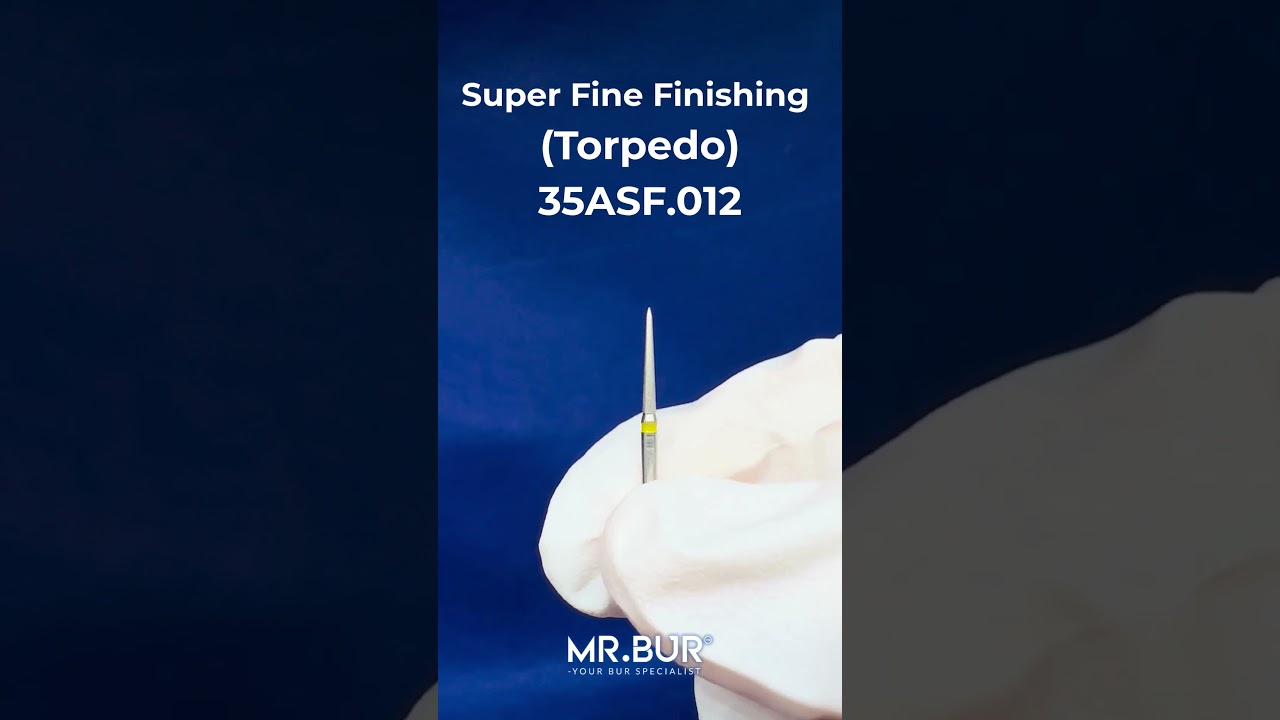 Super Fine Finishing Torpedo Diamond Bur | Diamond Dental Bur