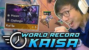 I break the world record for TFT