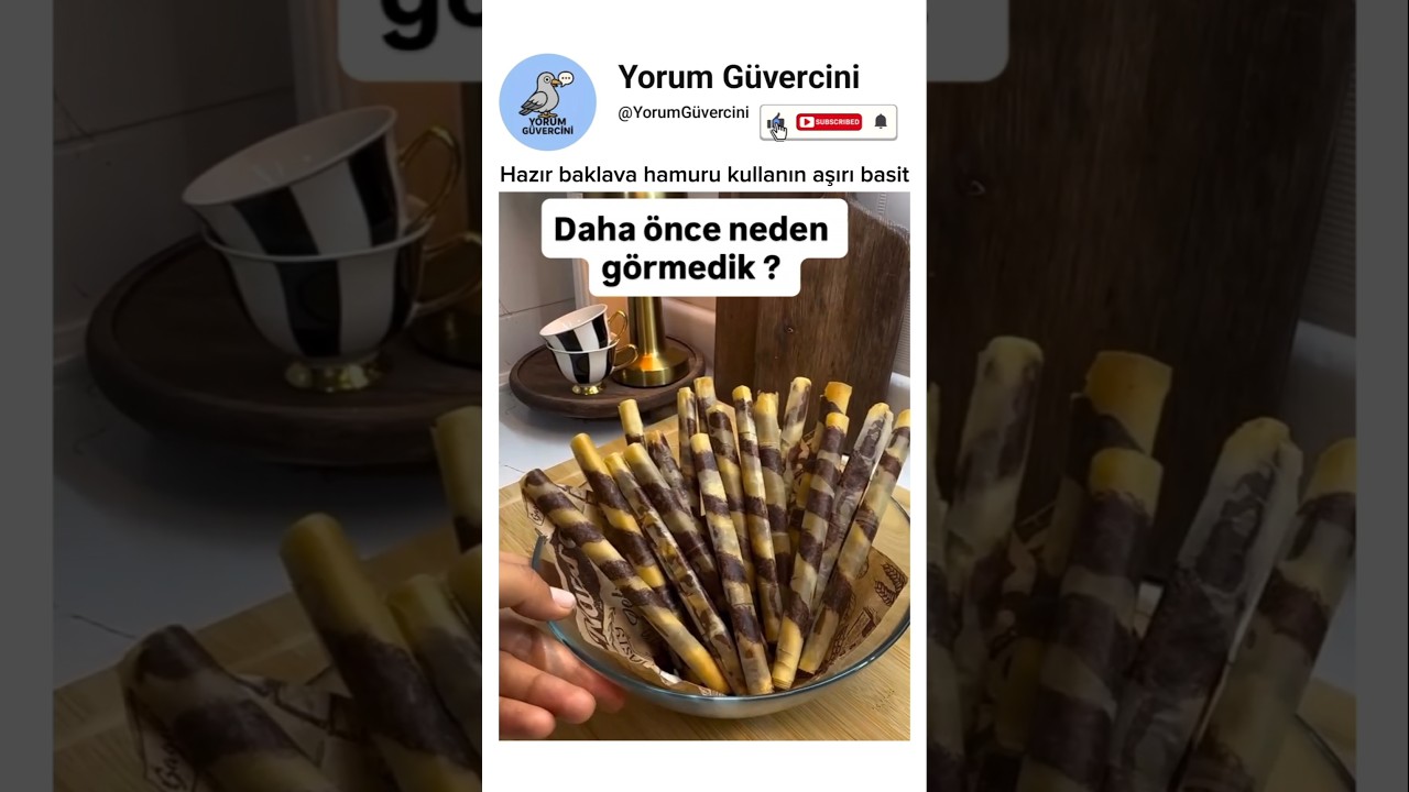 Hazır baklava hamuru kullanın aşırı basit rulo kat tarifi Hazır baklava hamuru kullanın aşırı basit rulo kat tarifi
