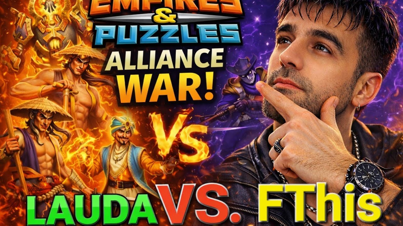 LAUDA VS F This Game в стриме империя пазлов EMPIRES AND PUZZLES 